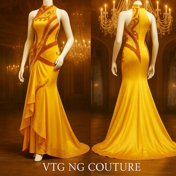 Craft Dresses & Skirts - Couture NG Fashion,STUNNING!|
Yellow/Gold Sequins,Excellent Condition ,Size 6